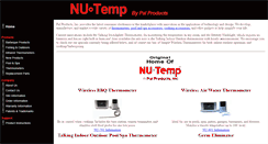 Desktop Screenshot of nu-temp.com